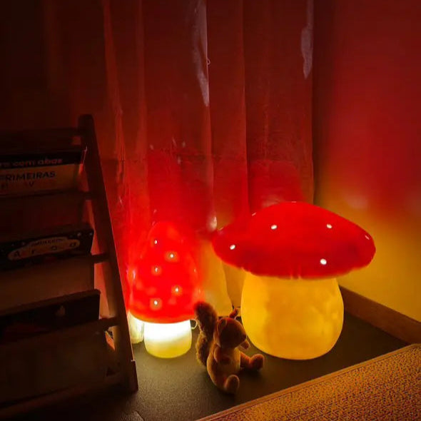 Red Toadstool Lamp (large)