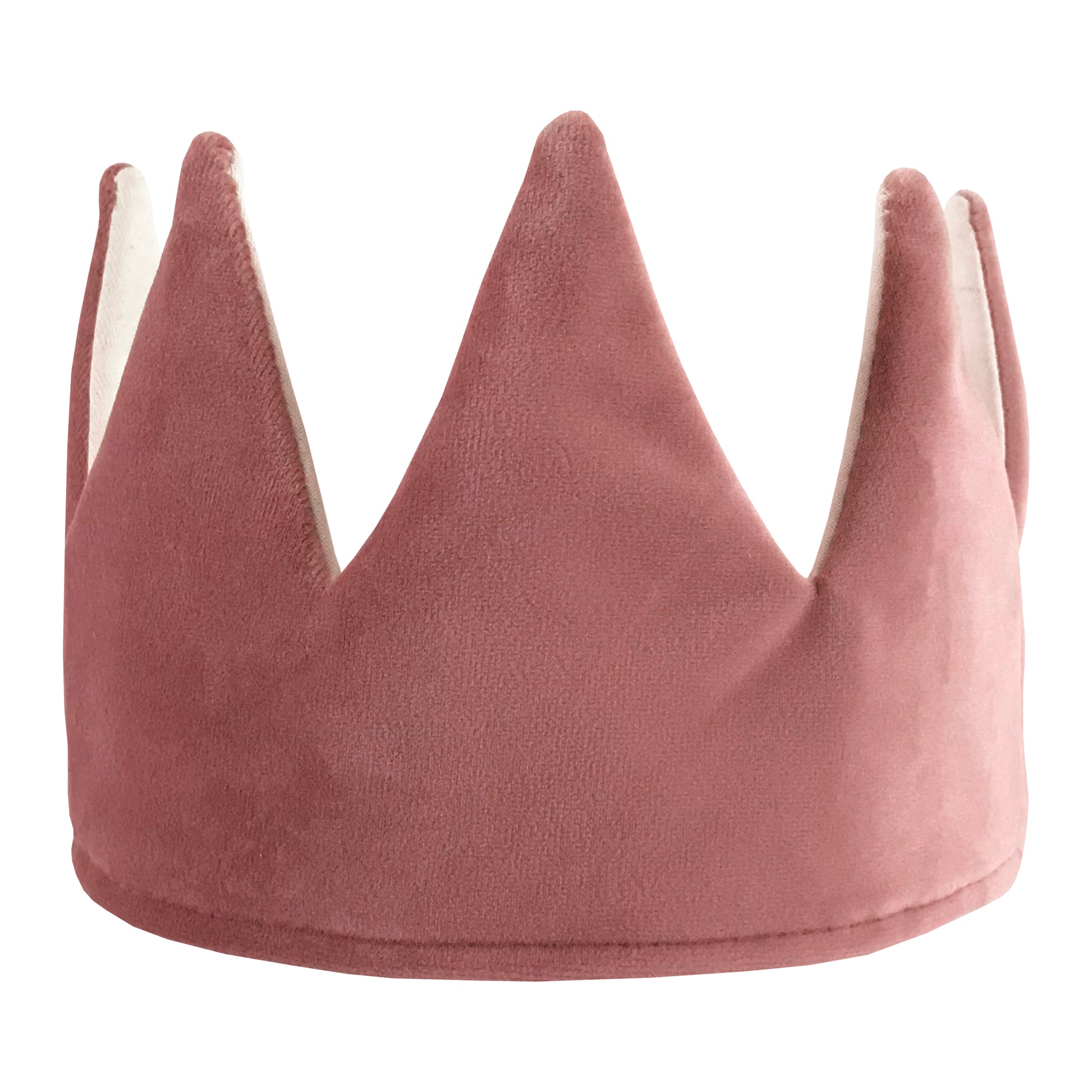 Vintage Pink Velvet Crown