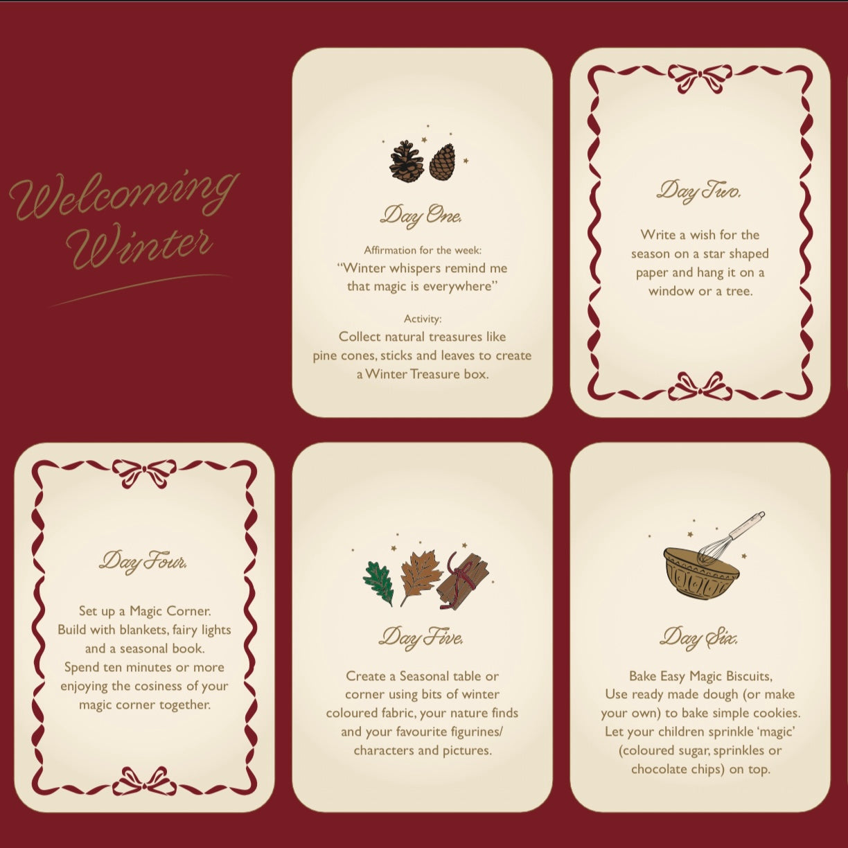 Magical Christmas Advent Printable