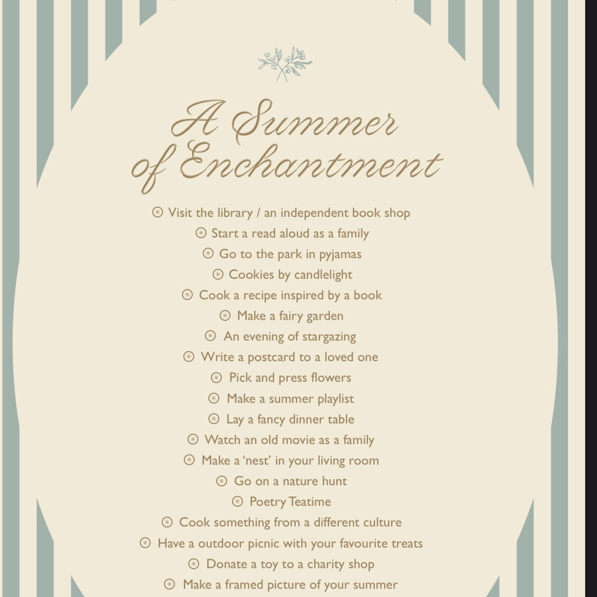 Summer Of Enchantment Printable