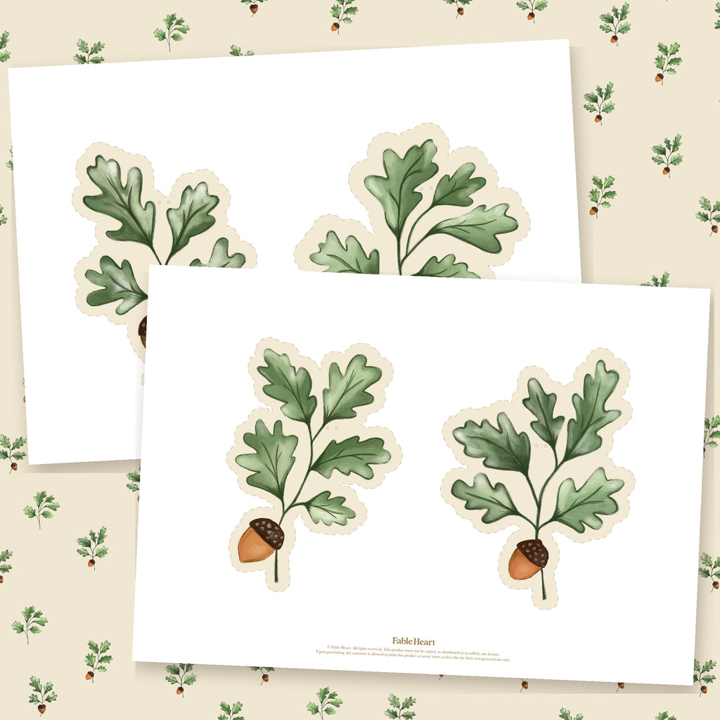 Autumn Acorn Garland