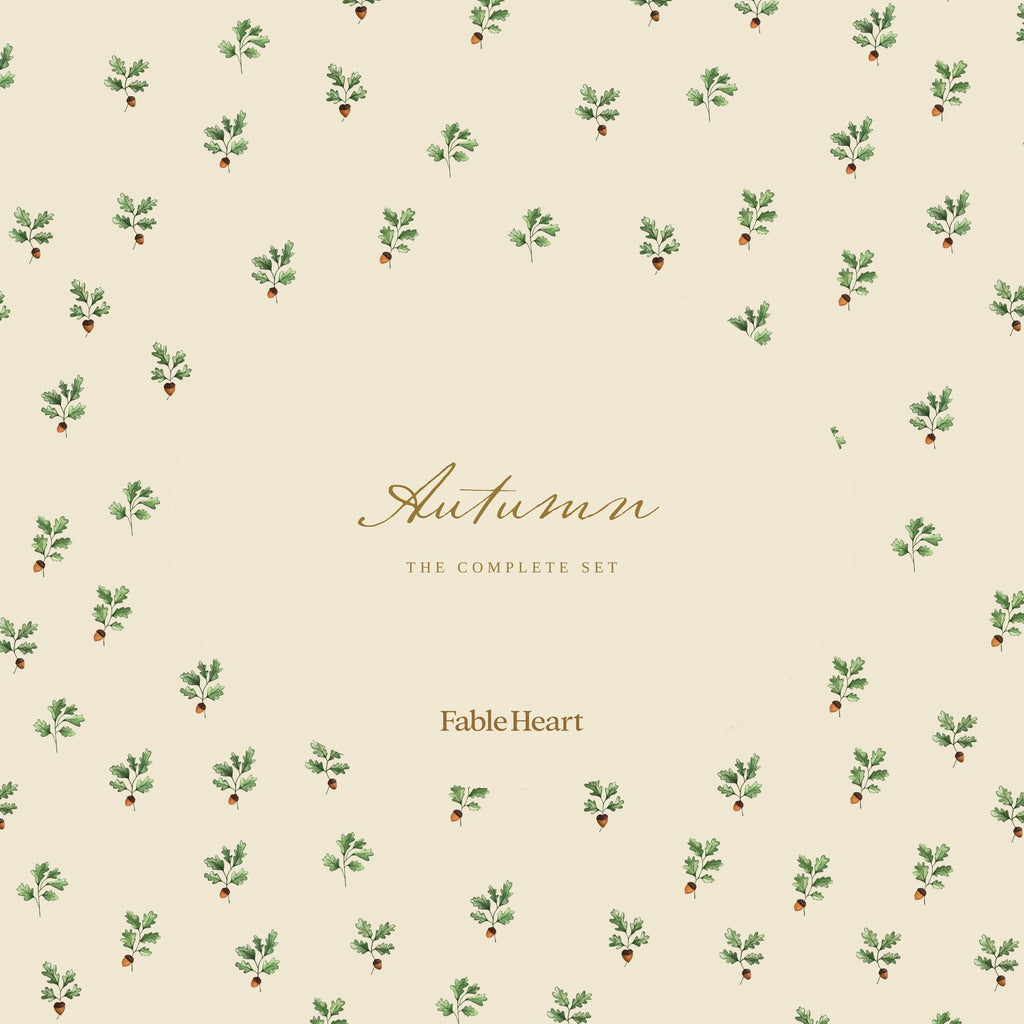 The Autumn Set cover on Danii's acorn pattern
