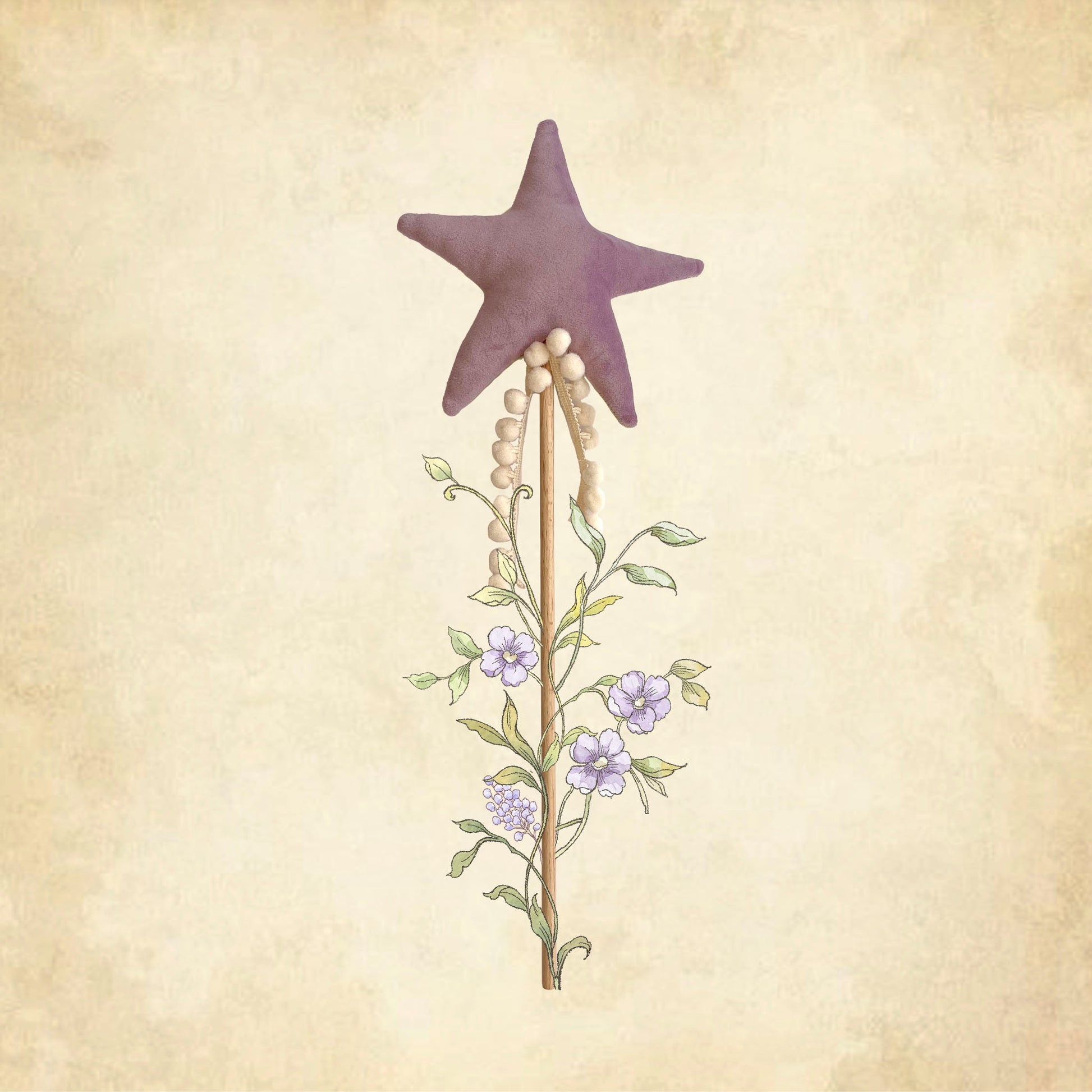 Velvet Wisteria Wand