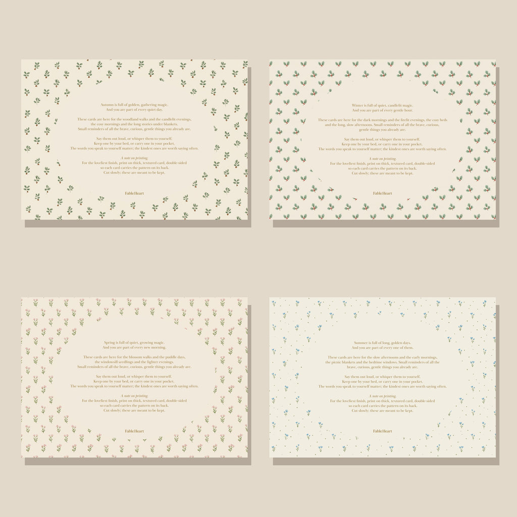 A Year of Affirmations: All Four Seasons