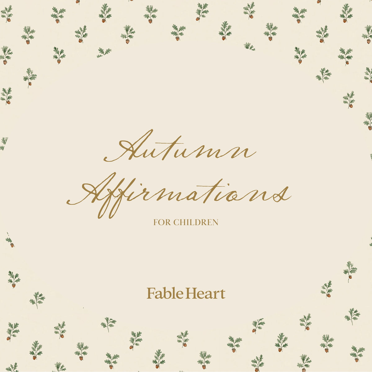 Autumn Affirmation Cards for Children