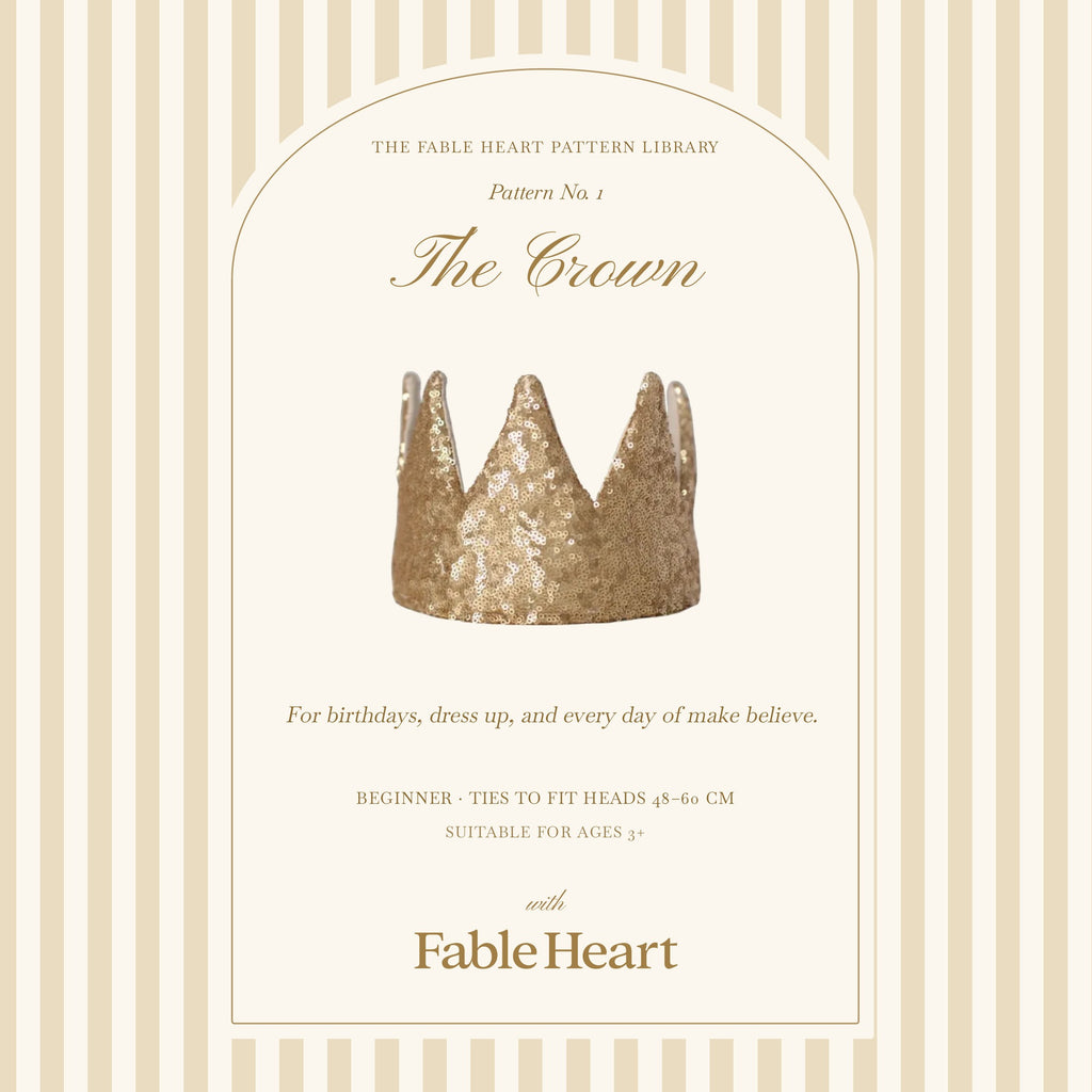 The Crown: Sewing Pattern