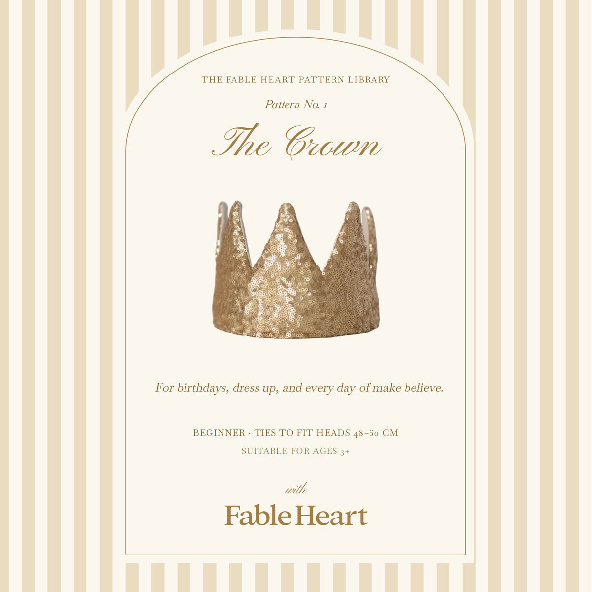 The Crown: Sewing Pattern