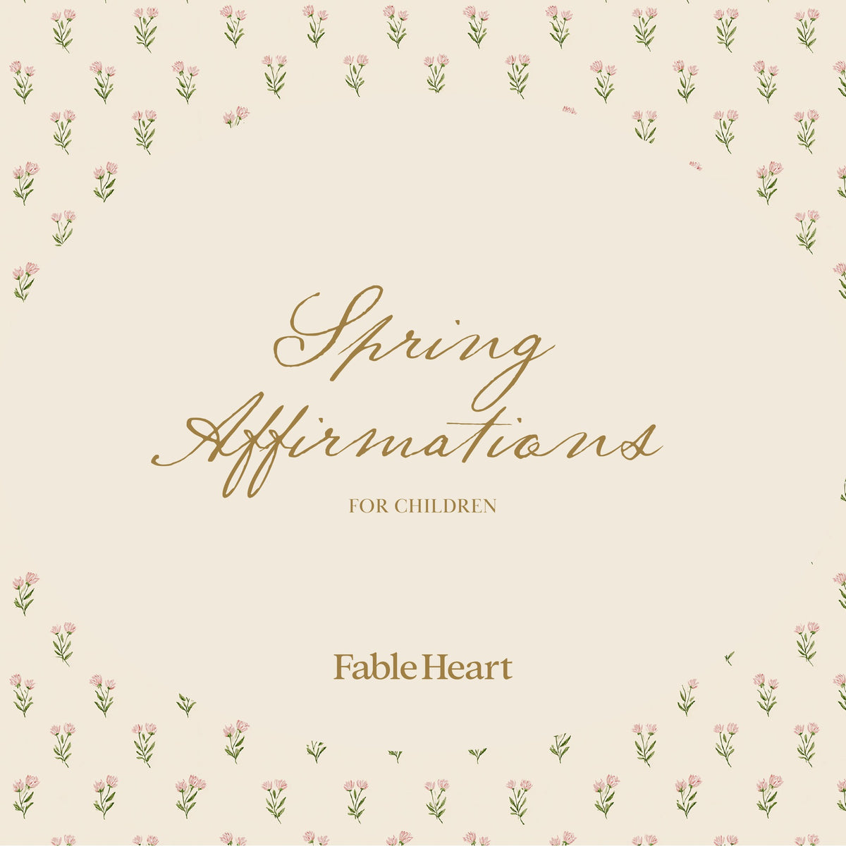 Spring Affirmation Cards for Children