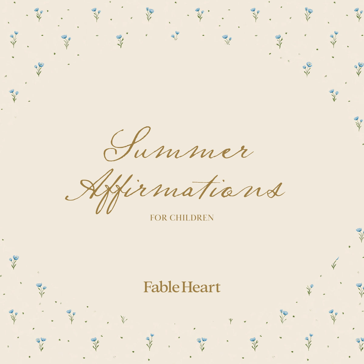 Summer Affirmation Cards for Children