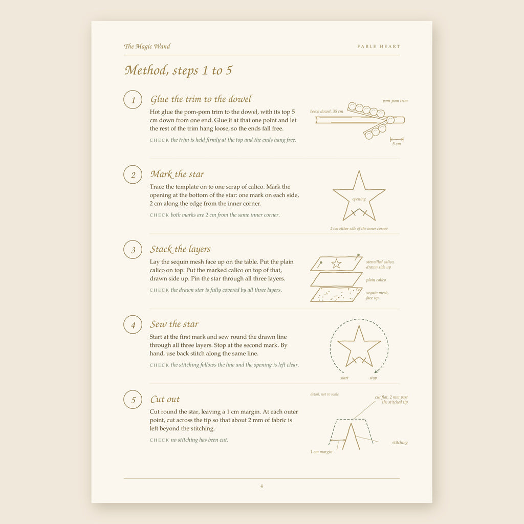 The Wand: Sewing Pattern
