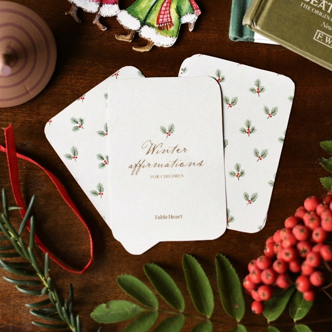 Winter Affirmation Cards for Children