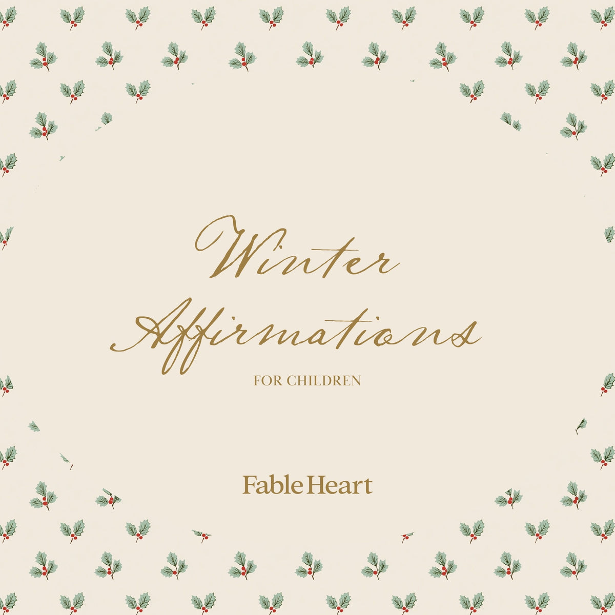 Winter Affirmation Cards for Children